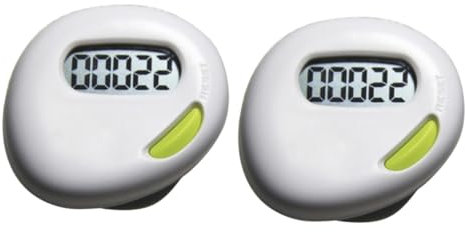 Toddmomy 2piezas Podómetro Deportivo Forma De Contador De para Herramienta De Información Fitness Accesorio para Caminatas y Ejercicio