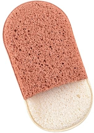 Mobestech Éponge Nettoyante Visage Naturelle pour Exfoliation Profonde Éponge Démaquillante Multifonction pour Nettoyage Quotidien et Élimination des Impuretés Soins Peau