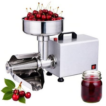 SIEEOUR Macchina Pressa per Cibo Commerciale 450W, Produttore di Salsa di Pomodoro, Passatutto per Marmellata,Produttore di Salsa, Passatutto Elettrico per Pomodori per Uso Domestico e Commerciale