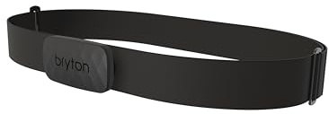Bryton Sensore Cardio con Fascia ANT+/BLE per Ciclismo, Trasmissione Doppia Bluetooth e ANT+, Compatibile con Ciclocomputer e Smartphone, Batteria CR2032 Sostituibile, IPX7