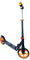 Muuwmi Aluminium Scooter - 200 mm Räder - ABEC 5 Lager - Höhenverstellbarer Lenker - Geeignet für Kinder und Erwachsene - GS-Zertifiziert - Bis zu 100 kg - Tretroller in schwarz-orange