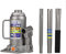 alca® Hydraulischer Unterstellheber 10t I Doppelkolben, GS & TÜV Zertifiziert, Hubhöhe 205–390 mm, Öl nachfüllbar, Wagenheber - ideal für SUV, Transporter & Wohnmobile