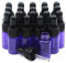 Unxuey 20pcs 3ml Purple Glass Essential Oil Dropper Bottles with Pipettes Dropper Refillable Empty Vials with Black Screw Cap Perfume Mini Portable Fragrance Cosmetic Bottles