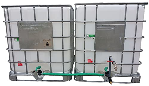 FN-Technik 2-Fach DN 50 IBC Regentonnenverbinder Tankverbinder mit Schwanenhals