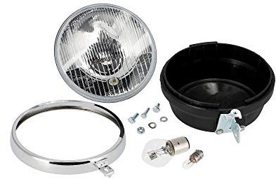 AKF Set: Scheinwerfer 12V komplett, mit Befestigungsmaterial - für Simson S51, S70