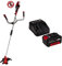 Einhell Akku-Sense AGILLO 18/200 Power X-Change (Li-Ion, 18V, 7500 min-1, Faden m. Tippautomatik/3-Zahn-Messer, Front-Motor, Bike-Handle, inkl. 4,0 Ah Akku und Ladegerät)