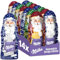 Milka Weihnachtsmann Alpenmilch Design Edition 14 x 90g I Schoko Weihnachtsmann Großpackung I 3 verschiedene Designs I Weihnachtsschokolade aus 100% Alpenmilch