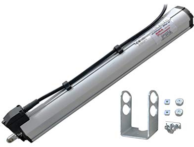 Spindelantrieb Elektromotor Motoröffner Lichtkuppel 230V-300mm Hub, 500Nm, mit Halterungen - Mingardi D8 mit SIGNALKONTAKT