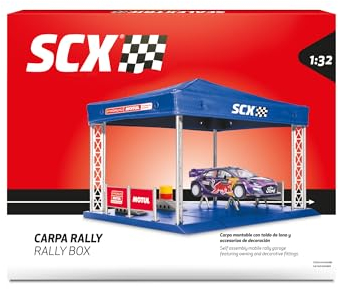 Scalextric - Accesorios y Extensiones Circuitos de Carreras Original Escala 1:32 (Carpa Box Rally)