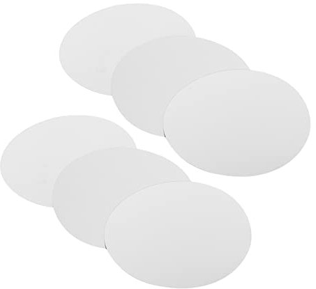 Amosfun 8pcs Aluminum Foil Wine Pourer Discs Silver Flexible Drip Stop Spouts for Red Wine for Home Use and Parties