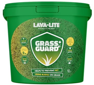 LAVA-LITE Grass Guard+ 800g Pet Safe Natural Dog Urine Neutraliser Stones to Prevent Dog Urine Burn Patches on Grass, Long Lasting Lawn Protection for Healthy Green Grass Dogs Love