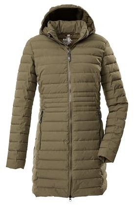 G.I.G.A. DX Damen Steppparka/Funktionsparka in Daunenoptik mit abzippbarer Kapuze GW 77 WMN QLTD PRK_Bacarya, schlamm, 44, 43685-000