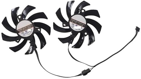 BDAKQJV Scheda Grafica Ventola di Raffreddamento della Scheda GPU FDC10H12D9-C GTX 1070TI da 87 mm, Compatibile con la Scheda Video GTX 1070 GTX 1070 Ti 8G Dual GTX 1060 Dual GTX1080