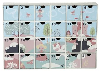 VERTBAUDET Calendrier de l'Avent avec Jouets en Bois FSC® Princesse TU