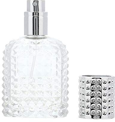 Domary 30 Ml Parfymförstörare Tom Sprayflaska i Glas med Påfyllningsbar Findimspruta Aluminiumsprayhuvud för Resor Bärbar Parfymflaska