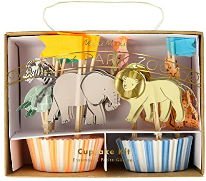 Meri Meri Safari Animals Cupcake Kit