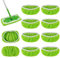 10 Pezzi Panni per Swiffer Lavapavimenti Kit,25,4x11,5cm Riutilizzabile Panni Umidi per Bastone Swiffer Sweeper Mop Pavimenti Panni per Scopa, per Tutti I Tipi Di Pavimento Pulizia