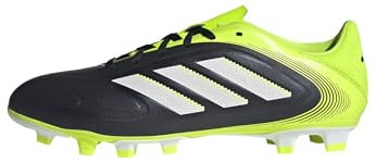 adidas Unisex COPA Pure III Club Firm Multi Ground Football Boots Fußballschuhe, Core Black/Cloud White/Lucid Lemon, 43 1/3 EU
