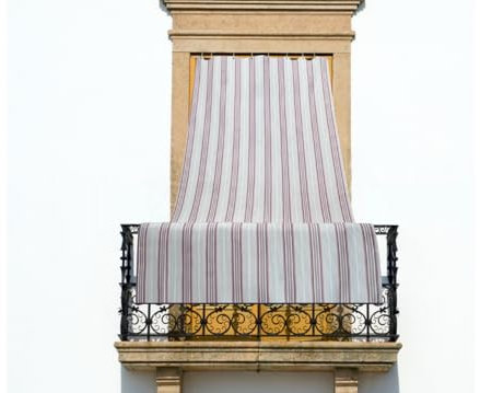 BIANCHERIAWEB Tenda Da Sole A Caduta Per Esterno Balcone Casa Telo Ombra Modello Costarica 150x250 Marrone