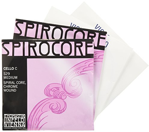 JARGAR SPIROCORE Chrome Roll Cello String Set