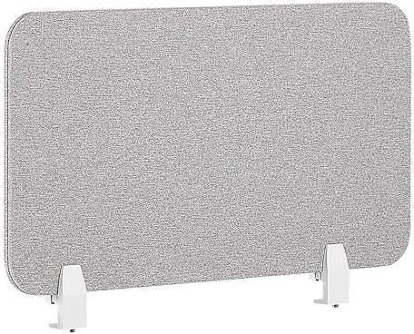 Beliani Pannello Divisorio Fonoassorbente in Pet 80 x 40 cm Grigio Chiaro