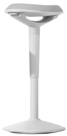 Unilux Ergo Boost Bürohocker, höhenverstellbar, weiß-grau