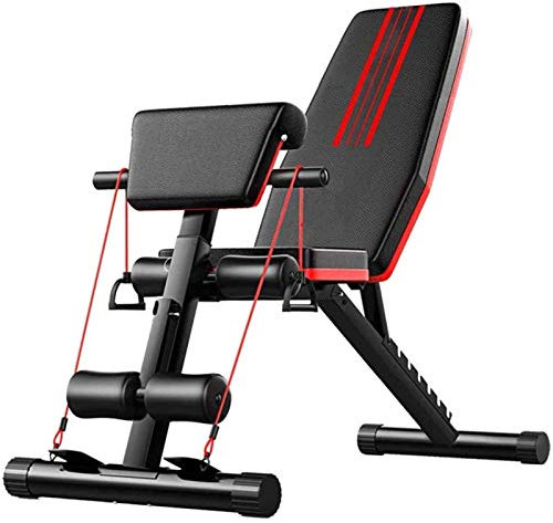 CAFIEDR Tabouret d'haltères réglable, Banc d'haltérophilie Pliable, utilisable comme Banc Plat/Banc incliné, Banc de Musculation Pliable, Charge maximale 200Kg