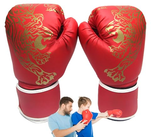 Gants de Sac de Boxe - Équipement de Boxe en Cuir de Style Professionnel