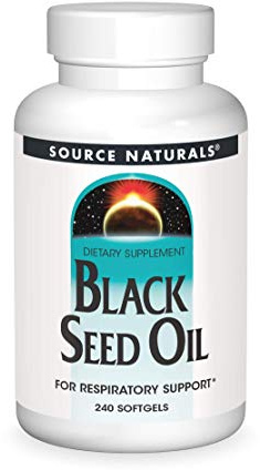 Source Naturals Black Cumin Seed Oil for Respiratory Support - 240 Softgels