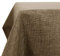 Deconovo Tischdecke Leinenoptik Lotuseffekt Tischwäsche Wasserabweisend Tischtuch, 130x160 cm, Taupe, 1 Stück
