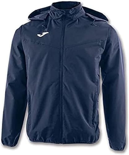Joma 100690.331.M Giacca Impermeabile con Fodera Interna - Bremen a Manica Lunga da Uomo, Marino, M