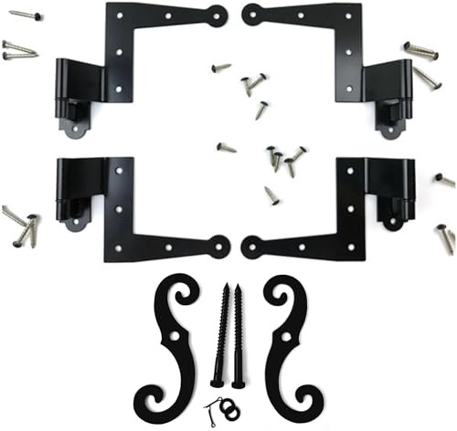 Stainless Steel Colonial Shutter Hardware (1 1/2 Offset) Complete Window Kit