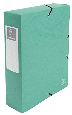 Exacompta arkivbox Exabox A4 rygg 8 cm grön