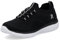 Rieker Damen Low-Top Sneaker M5074, Frauen Halbschuhe,Sportschuhe,Freizeitschuhe,Turnschuhe,Laufschuhe,straßenschuhe,schwarz (00),40 EU / 6.5 UK