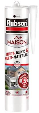 Rubson | Mastic Maison Multi-Joints & Multi-Matériaux Marron (cartouche de 280 ml) – Mastic silicone neutre nouvelle génération multi-fonctions – Mastic étanche avec formule sans odeur