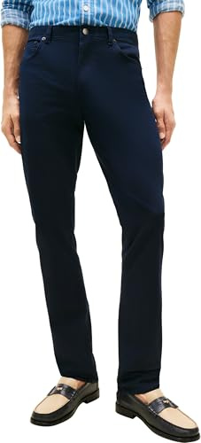 Tommy Hilfiger Core Denton Essential MW0MW40915 - Pantaloni Chino da Uomo in Twill 5PKT, Blu, 36W/34L, Blu (Cielo del Deserto), W36 / L34