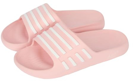 A2Z Mens Womens Boys Girls EVA Sliders Soft Lightweight Pool Slides Non Slip - Slider 1306 Baby Pink 6 UK