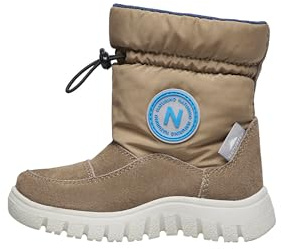 Naturino Stiefel aus Veloursleder und technischem Gewebe, braun- 31