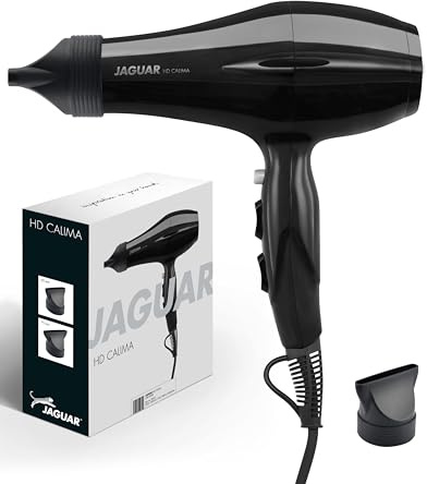 JAGUAR Föhn HD CALIMA Black | Leistungsstarker Profi Haartrockner mit Sofort-Kalttaste und individuellen Heiz- & Gebläseeinstellungen für einzigartige Styles