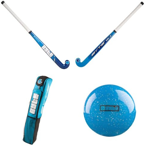 BYTE HX2 HOCKEY STICK, HX BAG AND GLITTER BALL PACKAGE SET (32'' STICK)