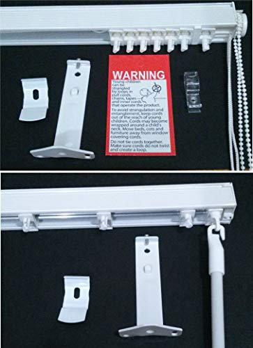 MADE TO MEASURE : VERTICAL BLIND HEAD RAIL TRACK for 3.5 (89mm) WIDE SLATS ((Maximum Rail size 240cm, 2400mm, 94.50 inch)