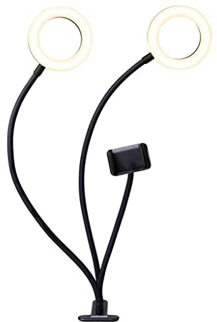 Dörr PC- och bärbara tillbehör märke modell SLR-12 tvåfärgad LED selfie-ringlampa