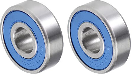 QUARKZMAN S608-2RS 8 x 22 x 7 mm kullager x 2 st 440C rostfritt stål för maskiner och verktyg, [dubbel förseglad]