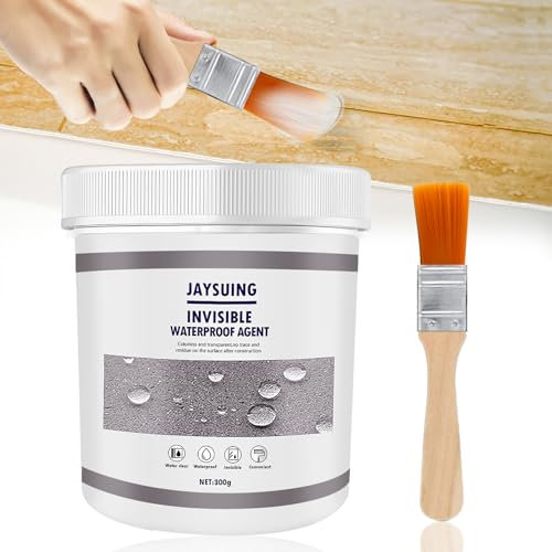 GUBOOM Sigillante Isolante Impermeabile, 300g Sigillante Impermeabile Trasparente, Agente Anti-Perdite Impermeabile Invisibile, Colla Impermeabile Trasparente per Esterni Finestra Doccia Piastrelle