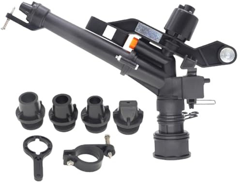 Automatic Rotating Sprinkler Set, Adjustable 360 Degree Rotating Rocking Arm Lawn Sprinkler with Accessories for Outdoor Garden Lawn Garden Sprinklers for Yard