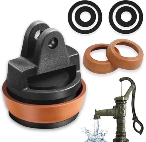 YUJUVI Piston pour Pompe à bra Piston de Rechange pour Pompe à bras kit de Rondelle et Piston en Faux Cuir Pompe à Poignée Type 75 Sets de Joint de Pompe à Bras Manchette à Piston