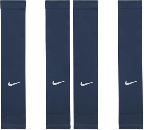 NIKE U NK Strike SLV-Équipe Wc22 Jambières, Bleu Marine/Blanc, L-XL Mixte (Lot de 2)