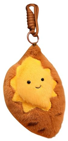 Plush Bag Pendant - Soft Roasted Sweet Potato Plush Toy,Stuffed Roasted Sweet Potato Bag Charm - for Men Boys Girls Living Room Bedroom Shelf