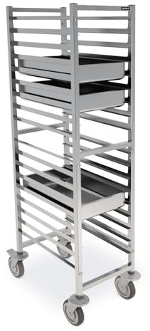 Chariot Haut de Transport GN 1/1 Renforcé en INOX - Distform