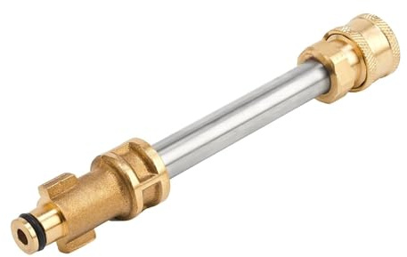 YUET Högtryckstvätt adapter, för Bosch (ej AQT) till 1/4 tum snabbanslutning, titan högtryckstvätt tillbehör förlängningsrör spary stav par, snöskum spruta adapter skum kanon pistol adapter